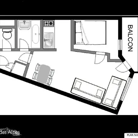 Les Menuires - 4 Pers, 28 M2, 2/1 Апартаменты